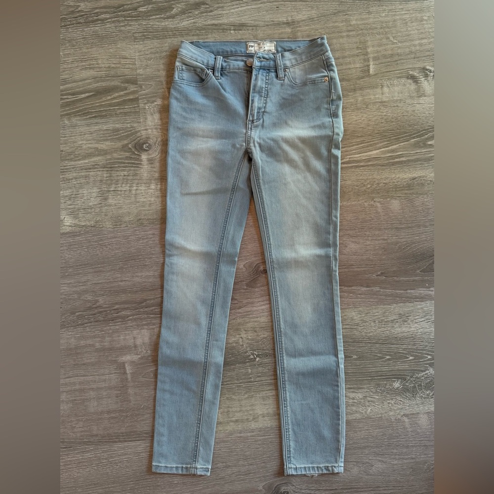 Free People Light Blue Skinny Jeans